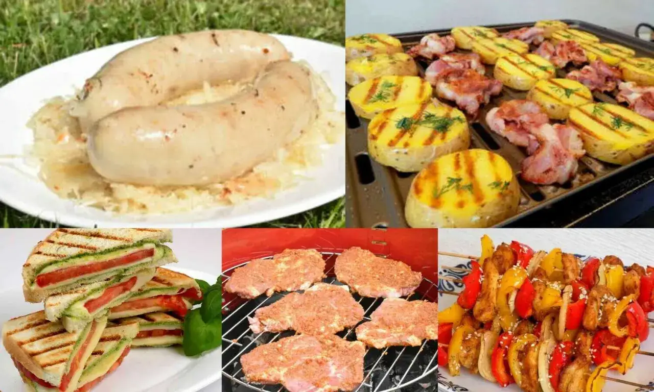 Grillowana karkówka, ziemniaki z boczkiem, kanapki, szaszłyki i kiełbaski. Dowiedz się, ile grillować karkówkę na grillu elektrycznym.