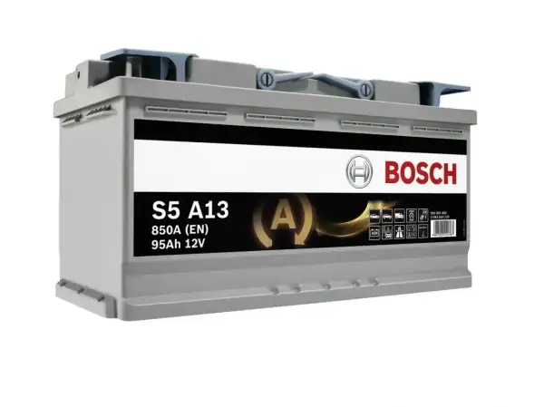 Akumulator Bosch S5 A13 95Ah 12V, idealny jako akumulator do przyczepy kempingowej, zapewni zasilanie na długie wyjazdy.